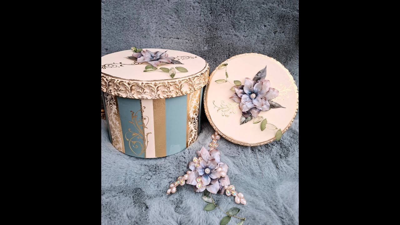Anleitung kleine Runddosen mit Transfers - Instructions small round tins with transfers