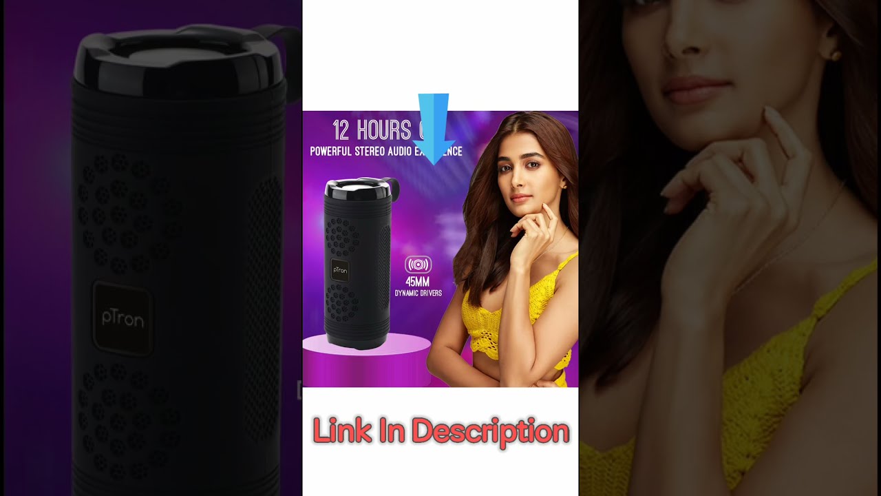 pTron Quinto Evo 8W Wireless Bluetooth 5.0 Speaker // 12 hours Playback Time // Gadget 2021