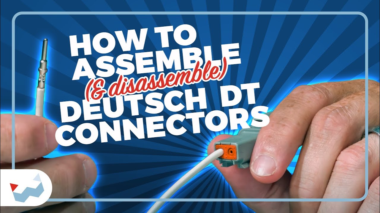 Как собирать и разбирать разъемы Deutsch DT