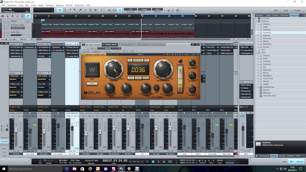 Modern Metal Drum Mix walkthrough