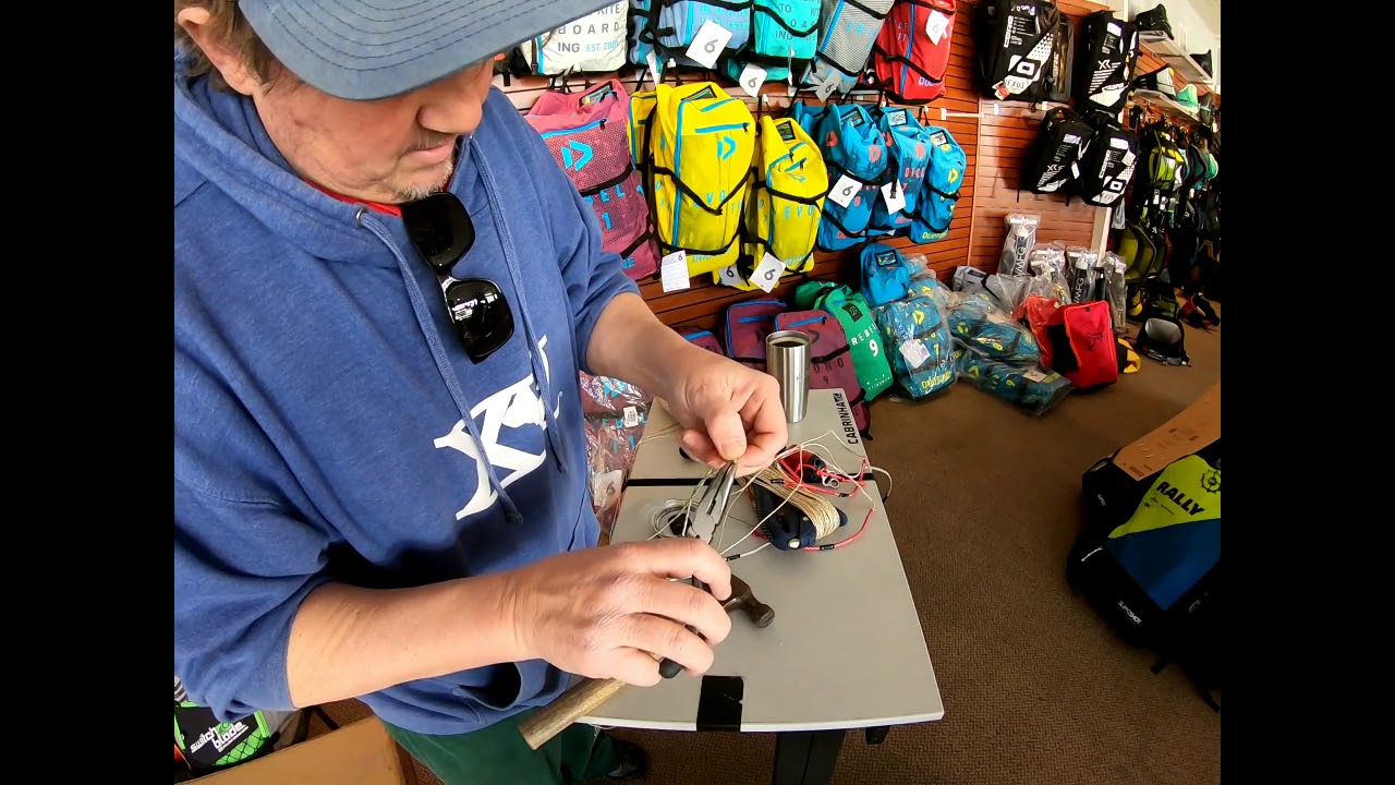 How To take A knot out of Kite lines