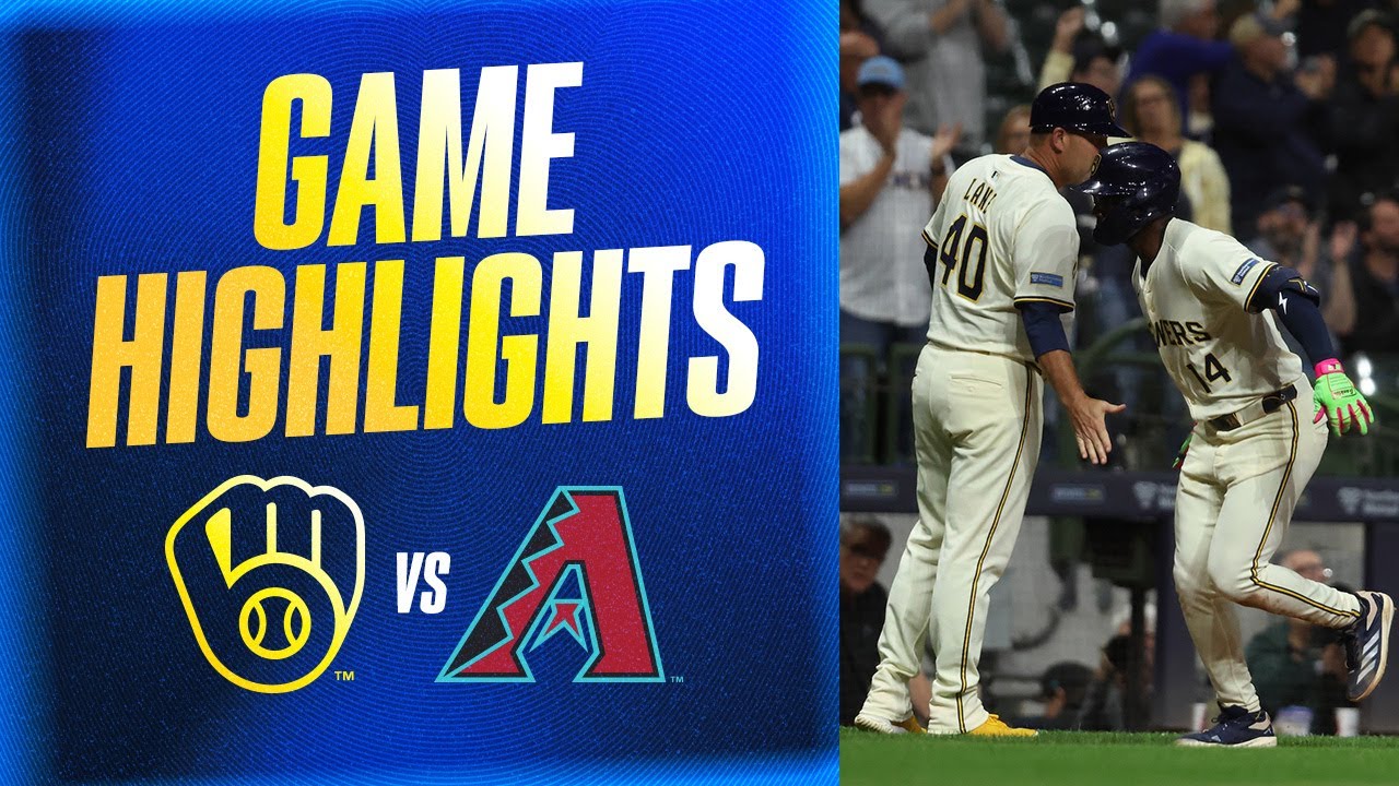 D-backs vs. Brewers Game Highlights (8/25/25) | MLB Highlights
