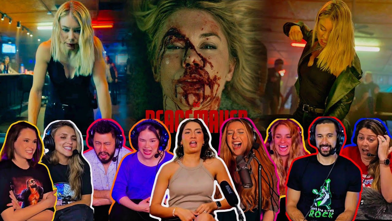 DCU Fans React HARCOURT's BRUTAL BAR FIGHT | Peacemaker S2 Ep 1 Reaction Mashup 
