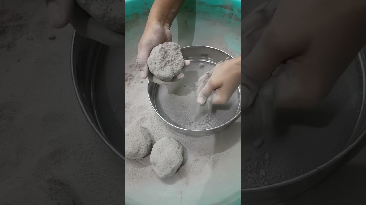 ASMR || chalk nd slatepencil powder ball crumble nd sifting satisfying video #asmr #shorts||