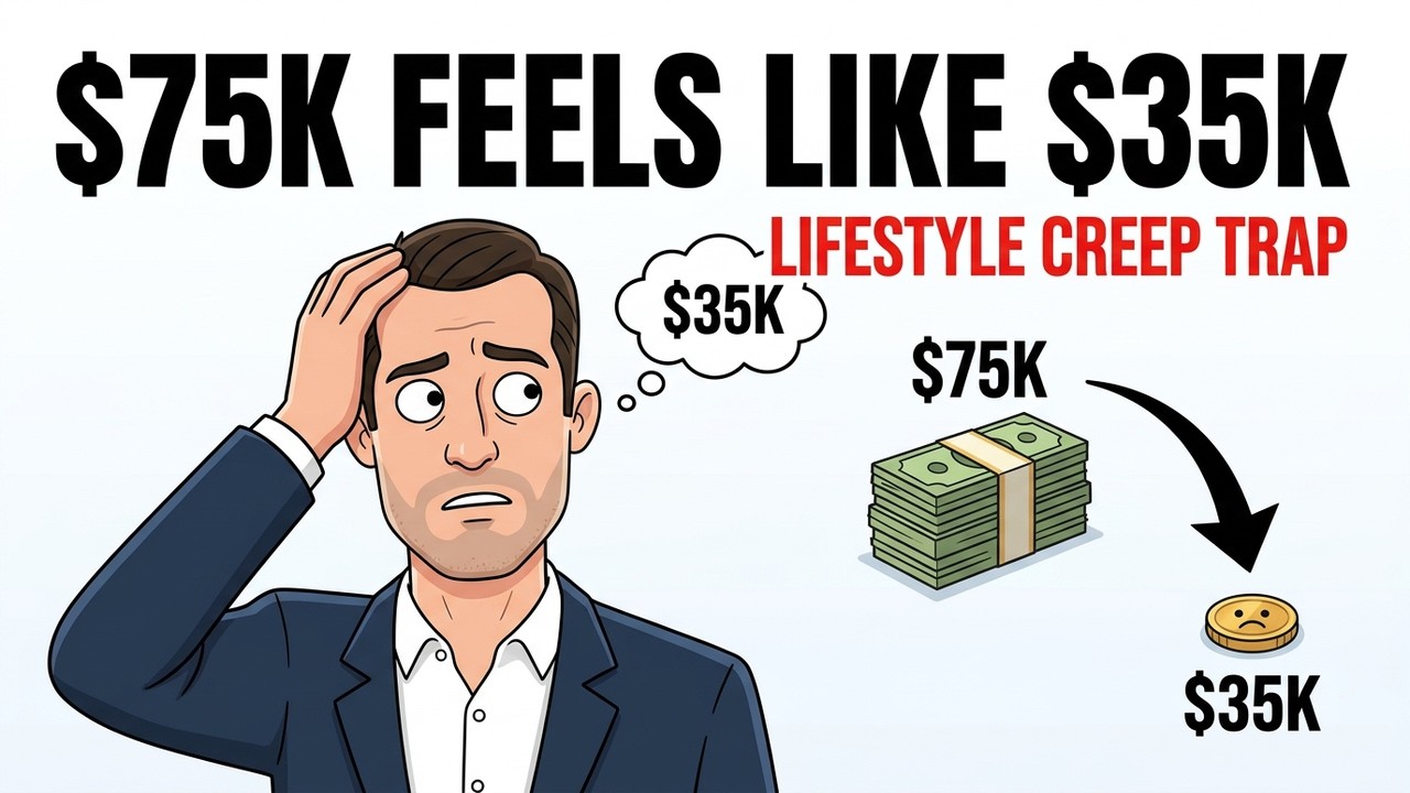 Lifestyle Creep Is Silently Destroying Your Finances: Why $75K Feels Like $35K