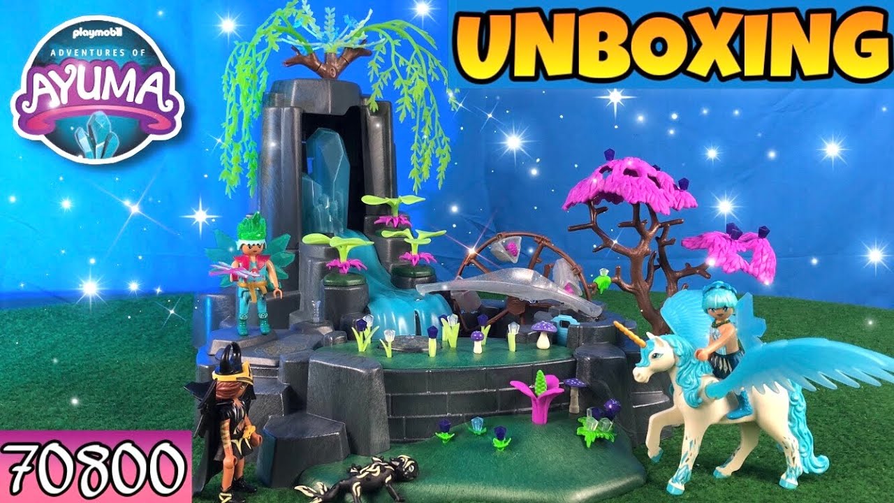 UNBOXING Ayuma Playmobil Cascade Enchantée 70800