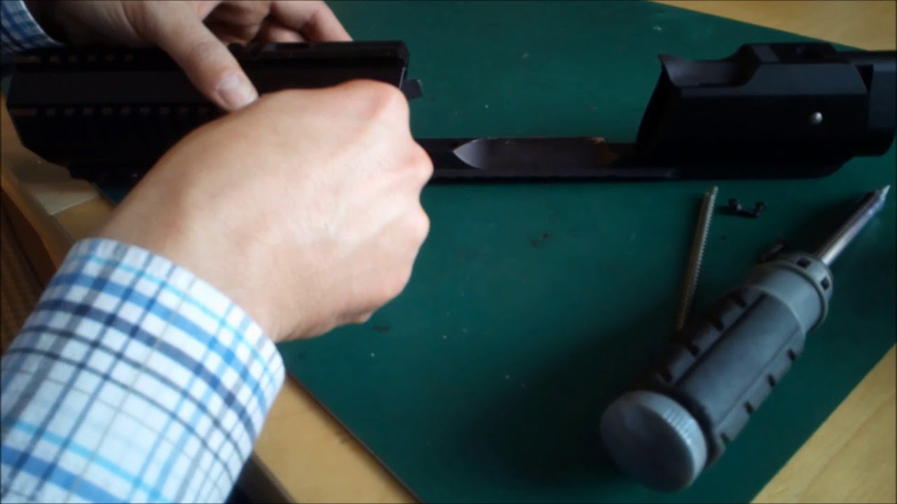 Hera Triarii charging handle disassembly.