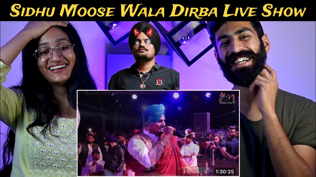 Reaction On : Sidhu Moose Wala Dirba Live Show | Beat Blaster