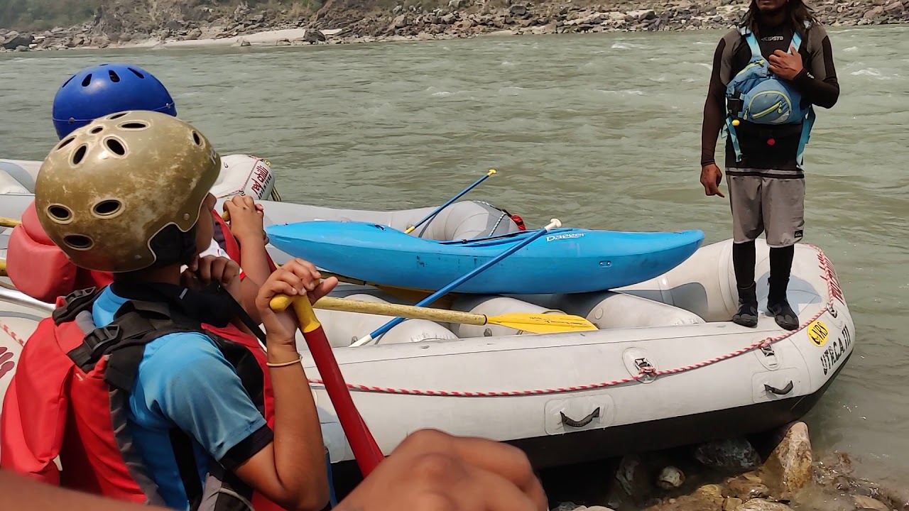 Rishikesh Rafting Safety Instructions at Red Chilli Adventure