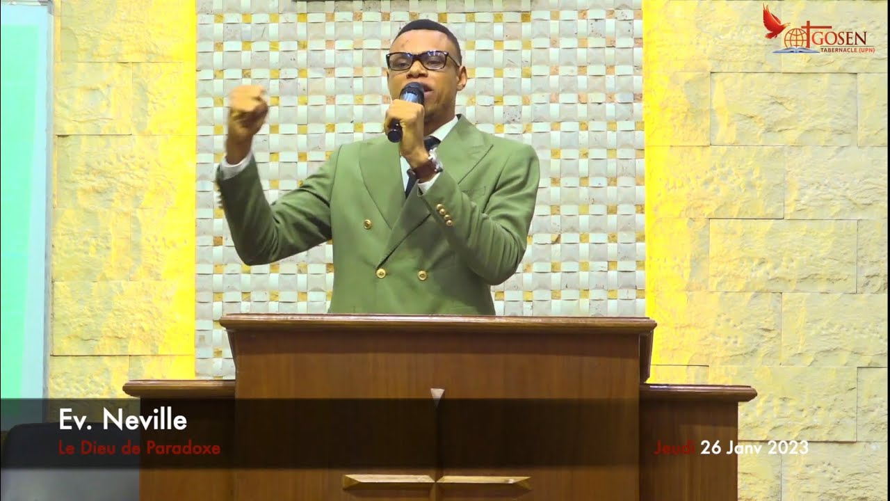 Fr Neville Mbuyi / Le Dieu de Paradoxe : Jeudi 26 Janvier 2023