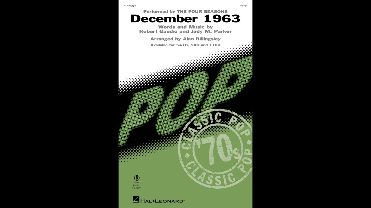 Декабрь 1963 года (Oh What a Night!) | The Four Seasons | Хор TTBB | Аранжировка Алана Биллингсли