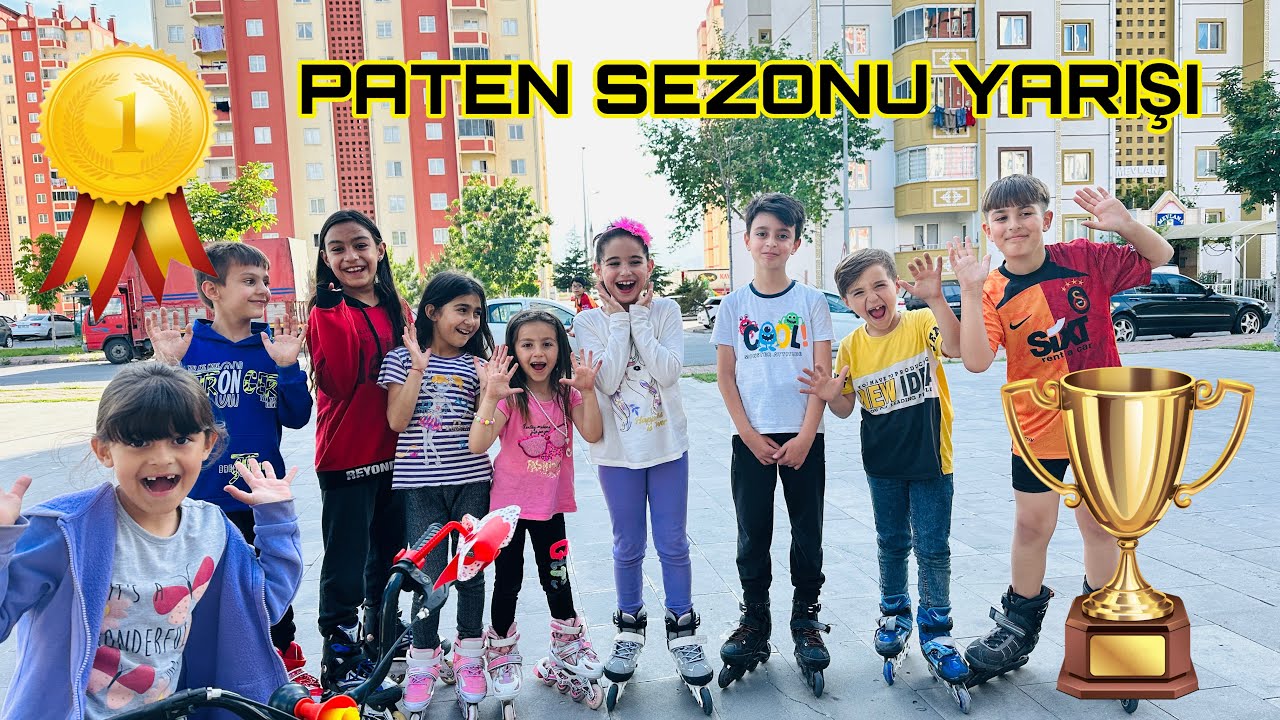 PATEN EKİBİ PATEN SÜRMEYE BAŞLADI !! HADİ HAREKETLERİNİ YAPIN !!