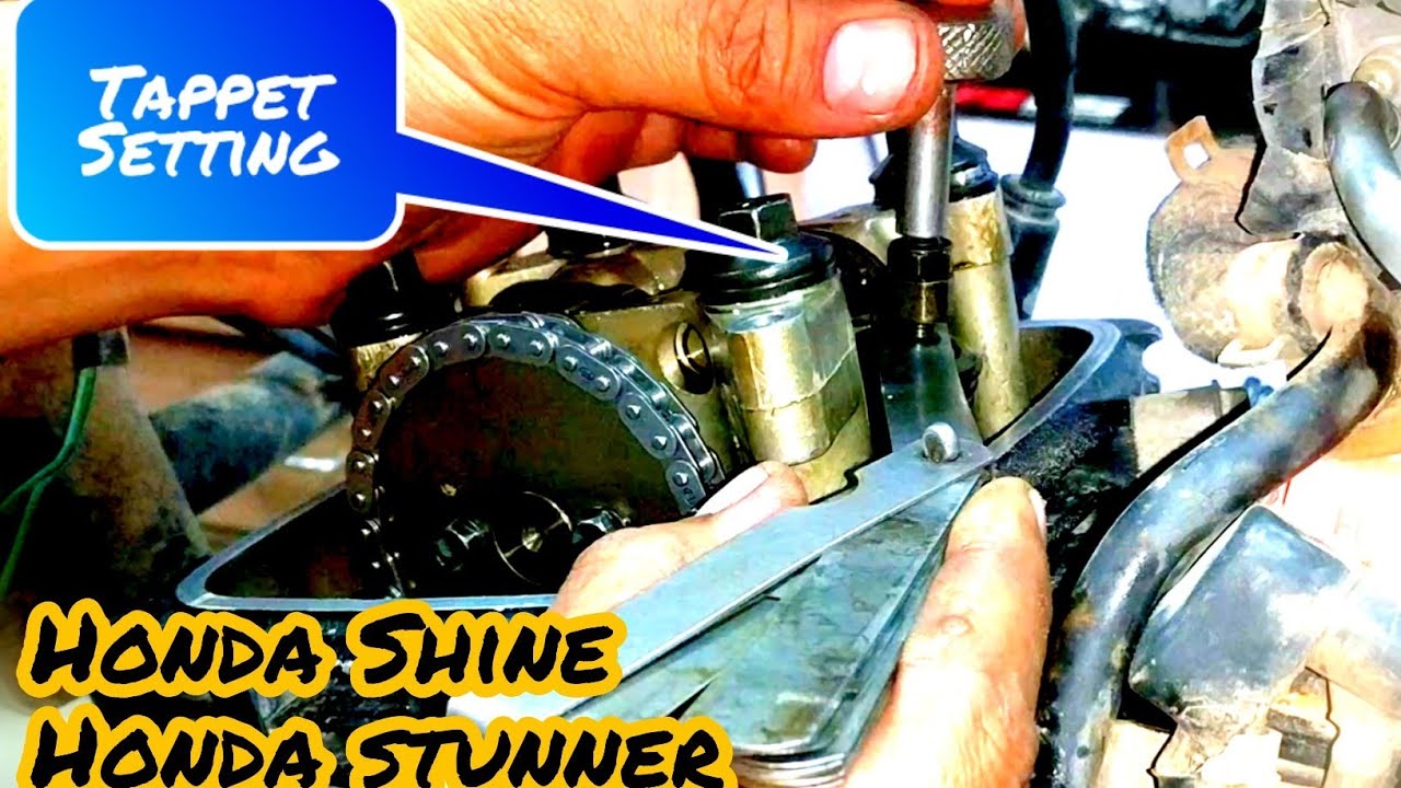 Tappet Setting Honda Shine