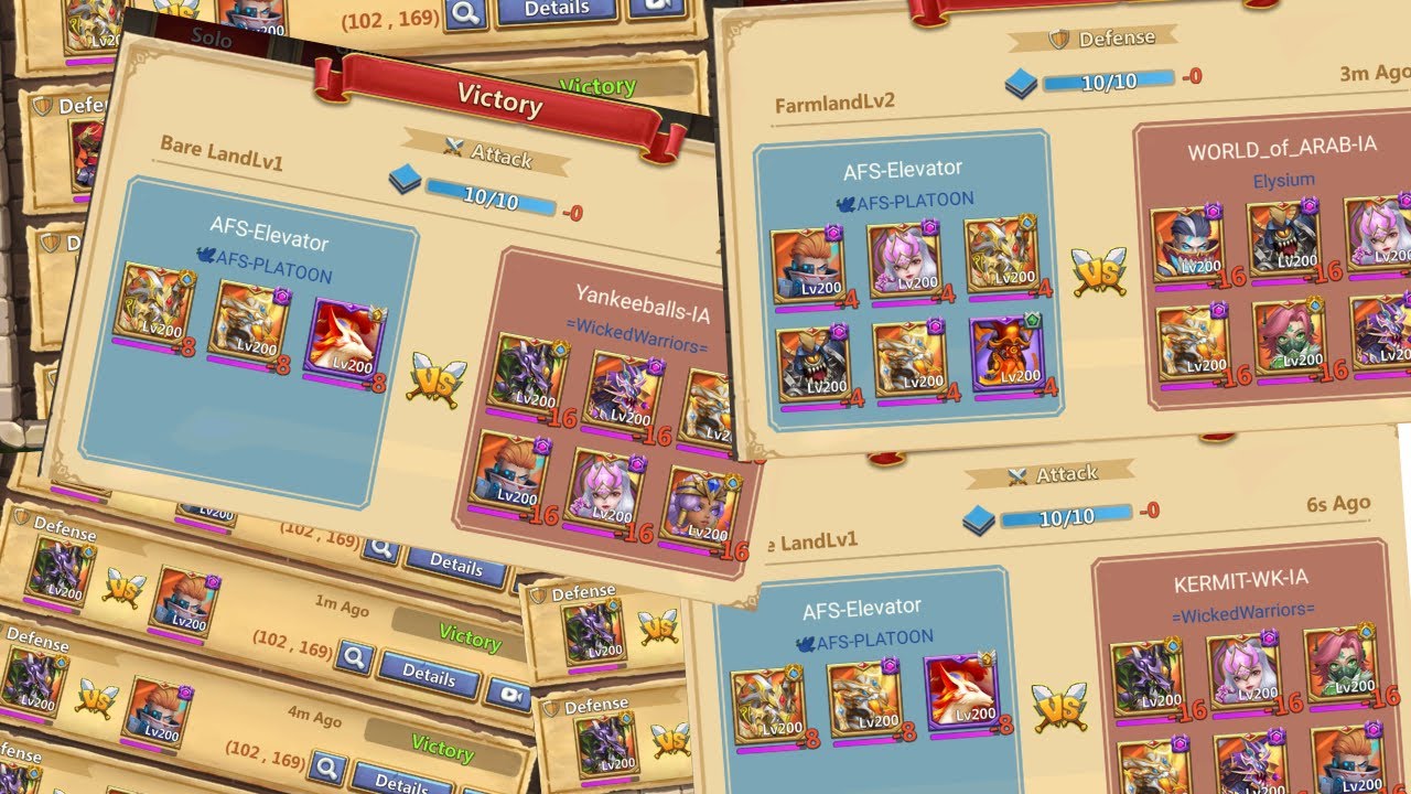 Castle Clash Narcia Map 1 | Unstoppable Team