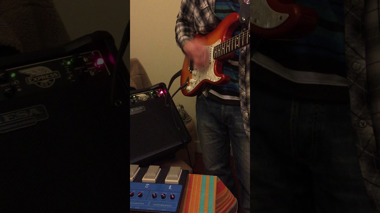 1994 Fender fotoflame stratocaster demo!