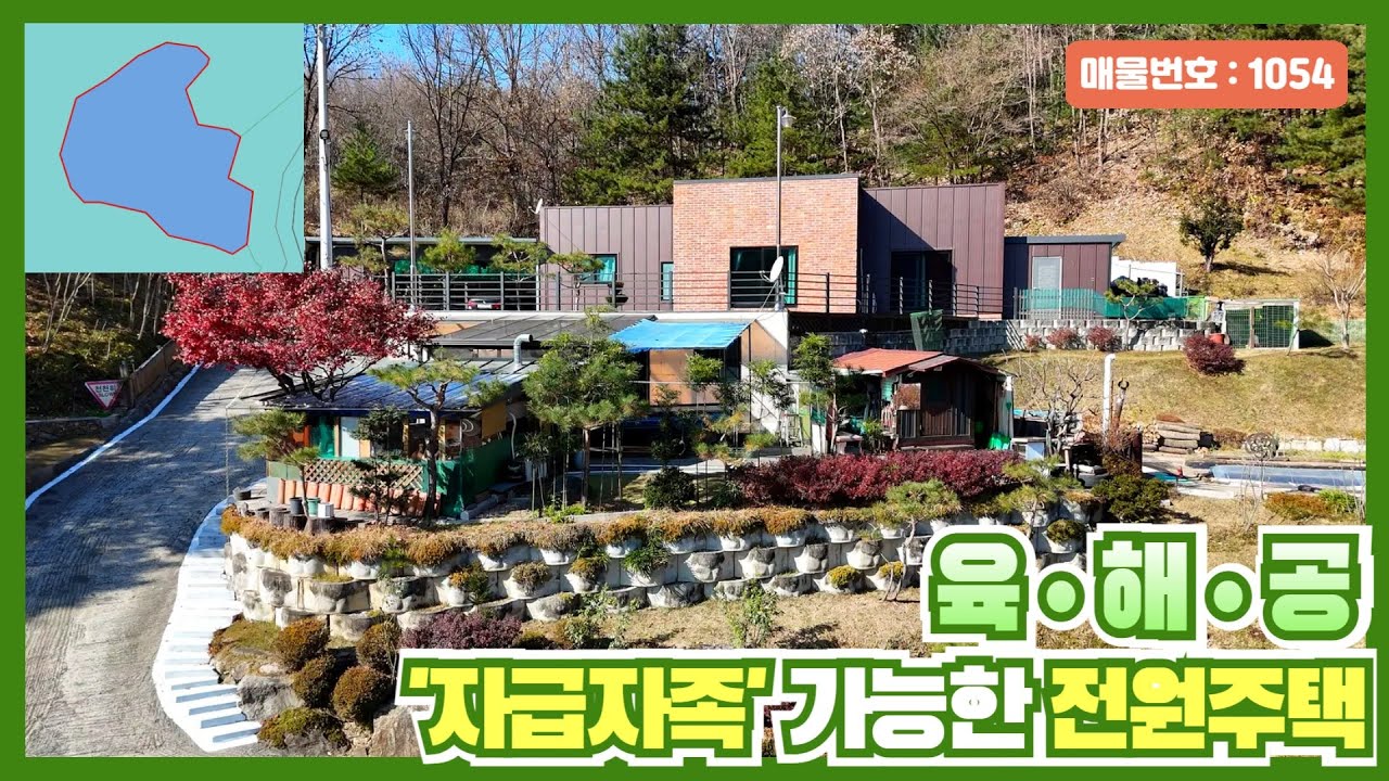 토지면적 232평대에서 이런 가격 못 찾습니다! 자급자족의 끝판왕! [양평단독주택/양평전원주택] / 땅TV - 1054