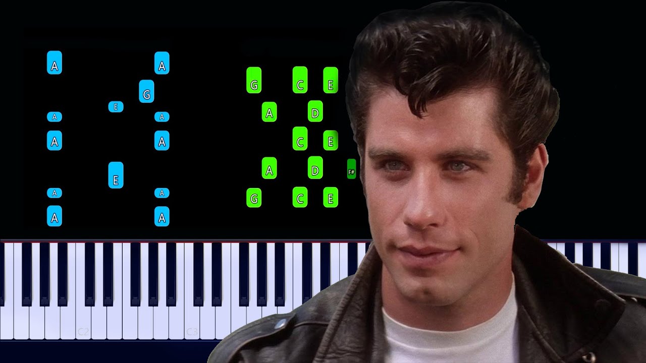 Grease - You're The One That I Want Piano Tutorial
