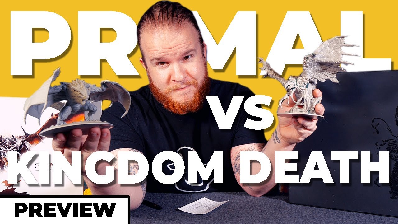 Primal vs Kingdom Death Monster - A Battle of Titans