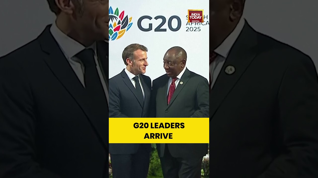 World Leaders Including French President Macron, EU Chief Von Der Leyen Arrive For G20 Summit
