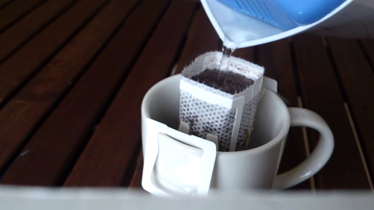 Japanese one time use drip coffee maker