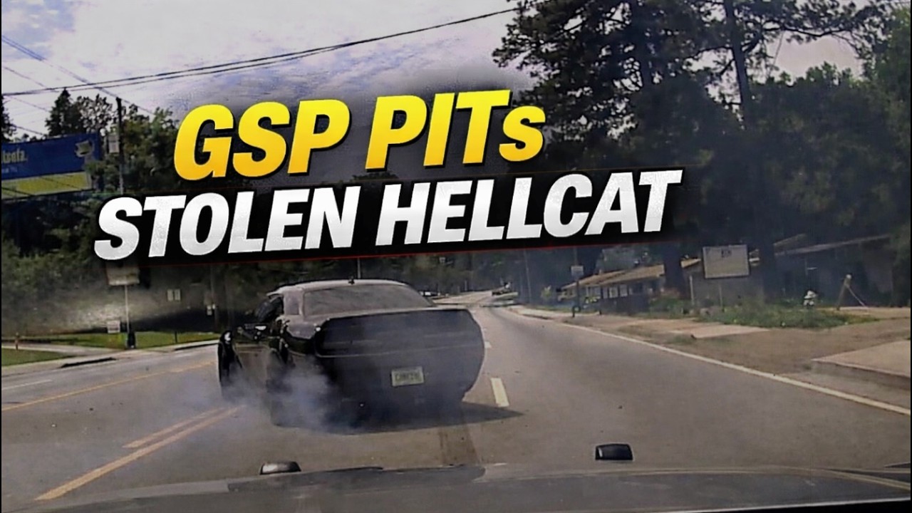 Georgia State Patrol & APD Aviation Team Up To Take Down Stolen Hellcat