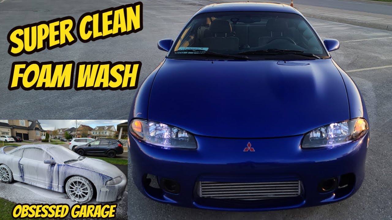 How I Detailed my 1997 Mitsubishi Eclipse for the First time!!!