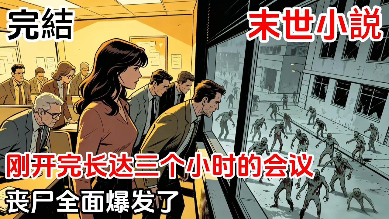 剛開完長達三個小時的會議，喪屍全面爆發了#小说#漫画#小说推文#完结爽文#一口气看完#有声小说