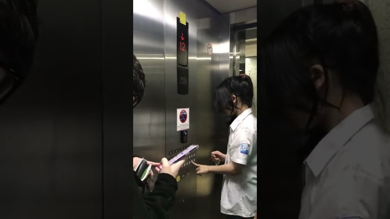 Mitsubishi NexWay elevator at A10-CT1 Nam Trung Yên apartment