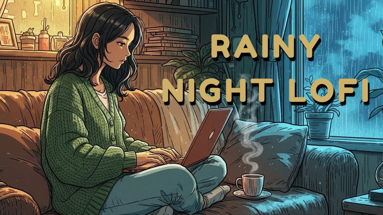 Rain Lofi Study ☔ Cozy Winter Beats for Focus, Calm & Peace