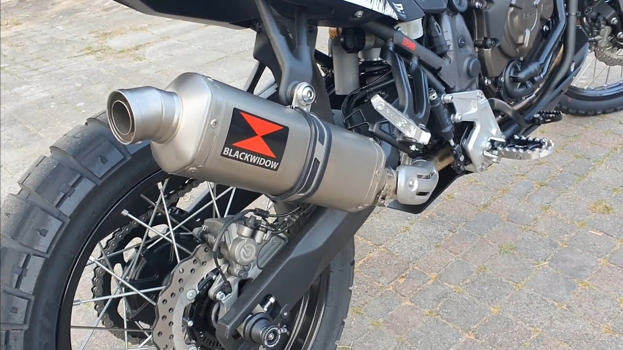 2021 TENERE EXHAUST BLACK WIDOW FULL SYSTEM WITH AND WITHOUT DB KILLER