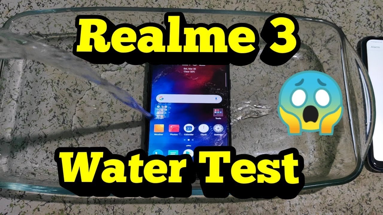 Realme 3: Water Test