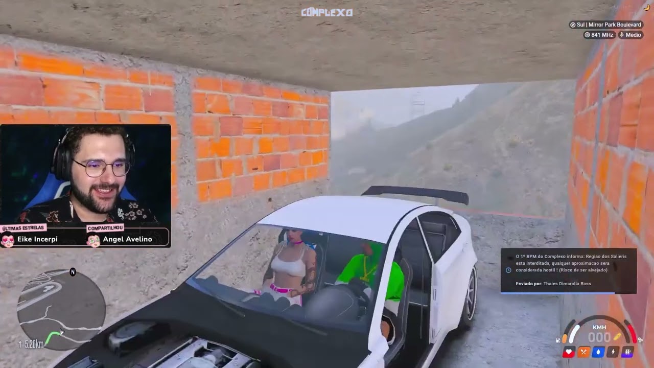 Batata e Blue fazendo dark invisível 🥵 Park Tiffany GTA RP