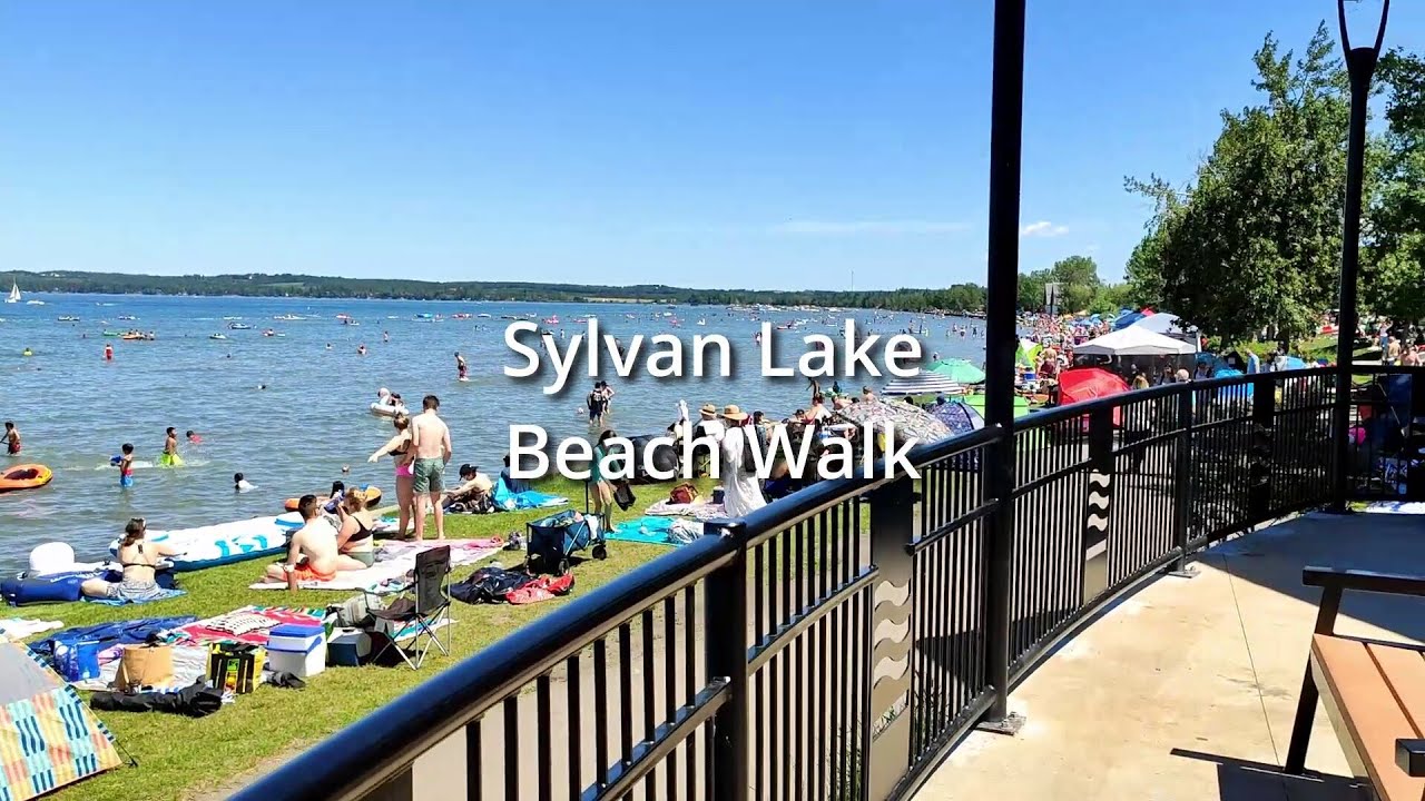 Sylvan Lake beach walk June 26 2021, Un-Cut