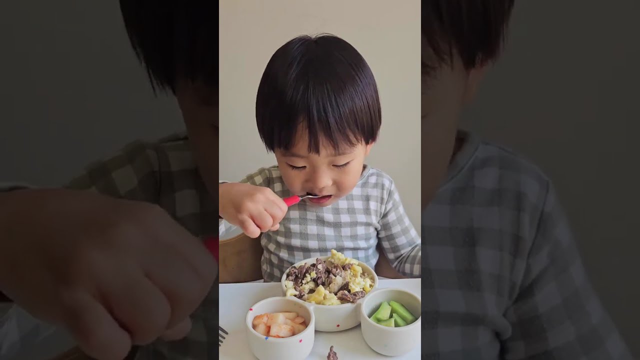 장조림 비빔밤 | Soy sauce braised beef Rice Bowl