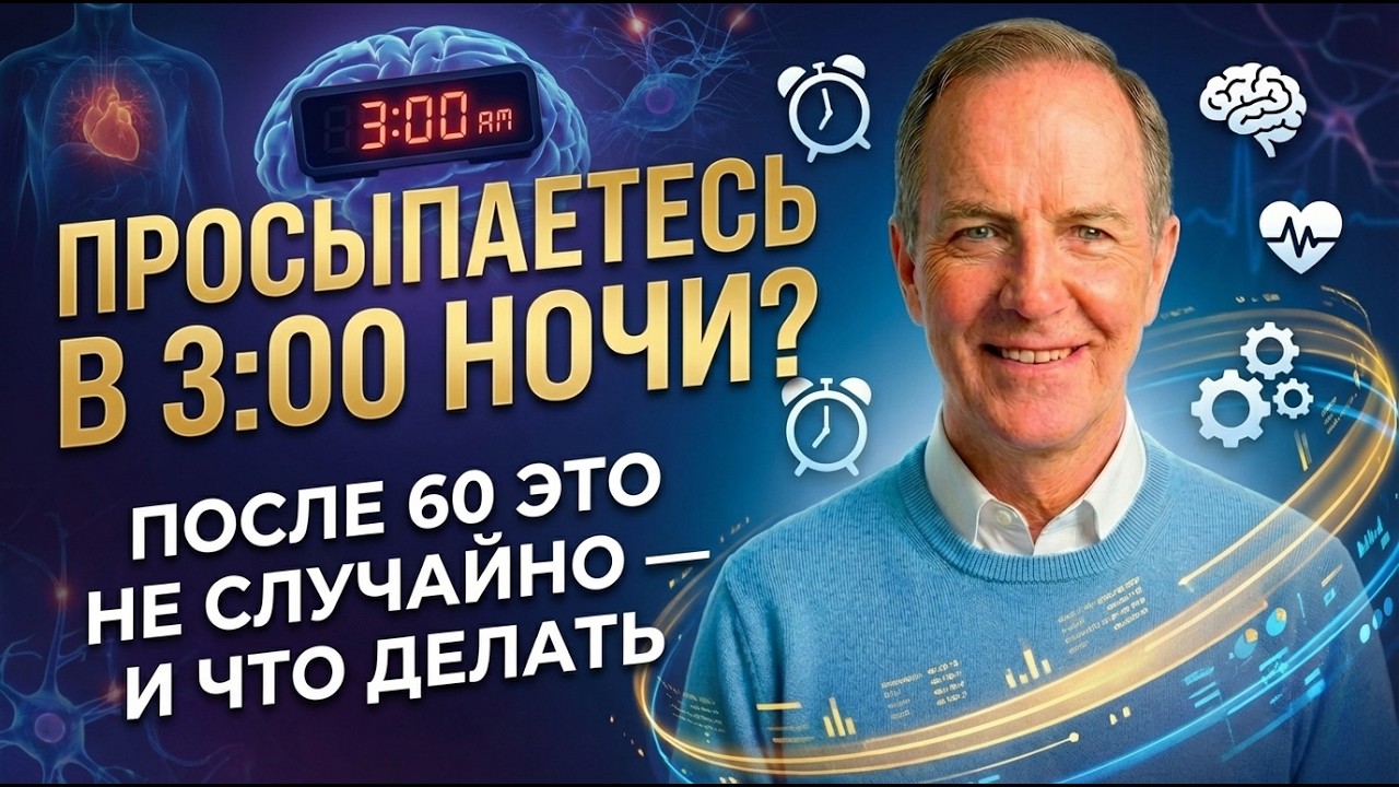 Почему после 60 вы просыпаетесь в 3 часа ночи? Вот что это значит для здоровья и сна