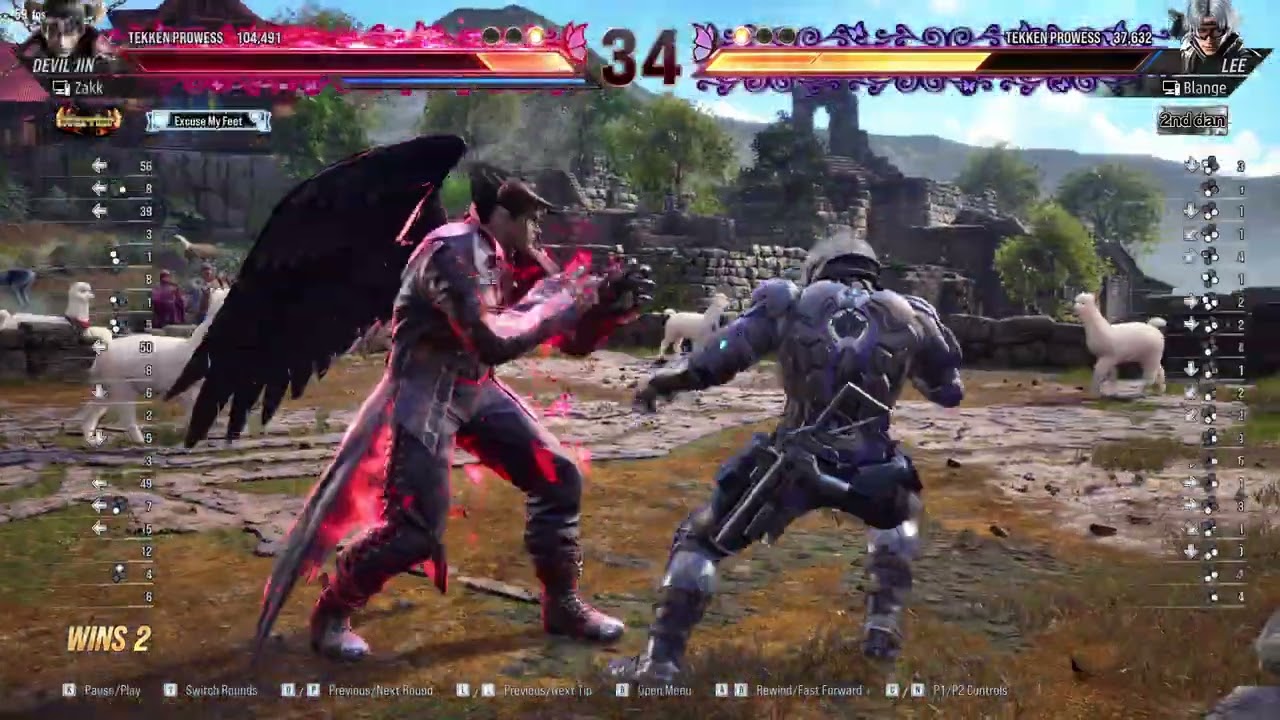 Tekken 8 Devil jin Vs Lee