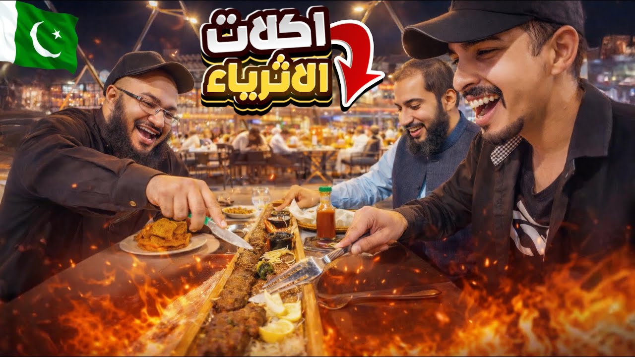 اكل الشوارع الفاخر في لاهور باكستان 😮🇵🇰