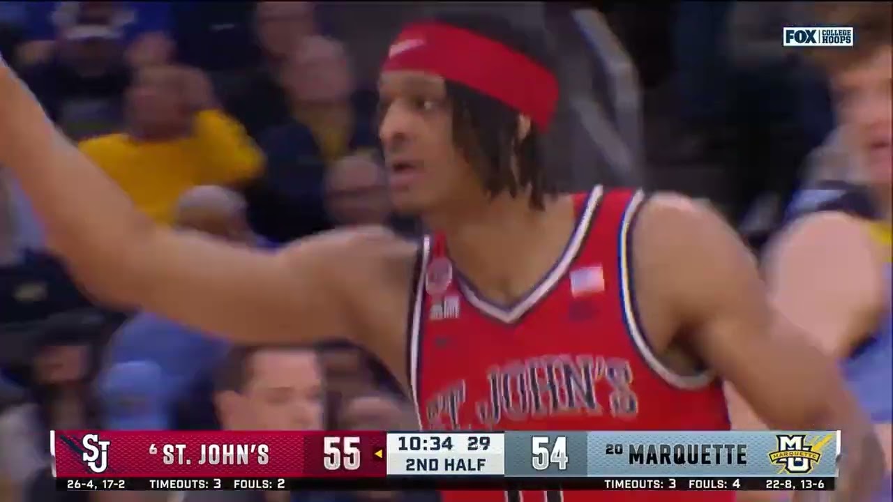 St. John's MBB at Marquette Highlights 3.8.25