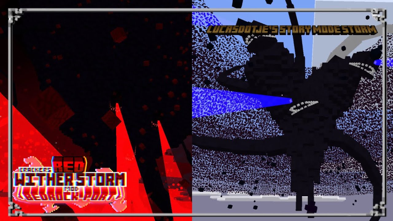 CWSBP Red Bloody VS CWSBP Lucasdojte Story Mode Storm | MCPE MCBE