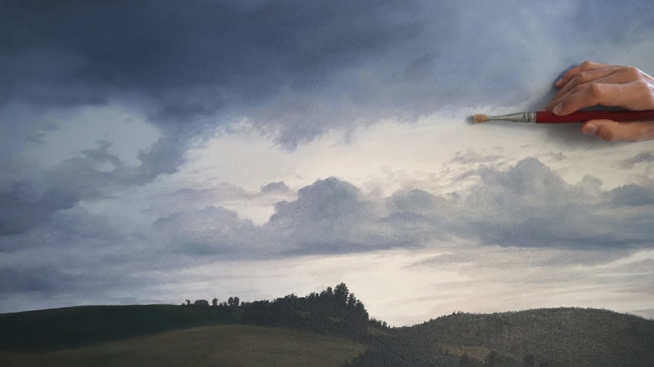 How to paint clouds - realistic cloud painting tutorial