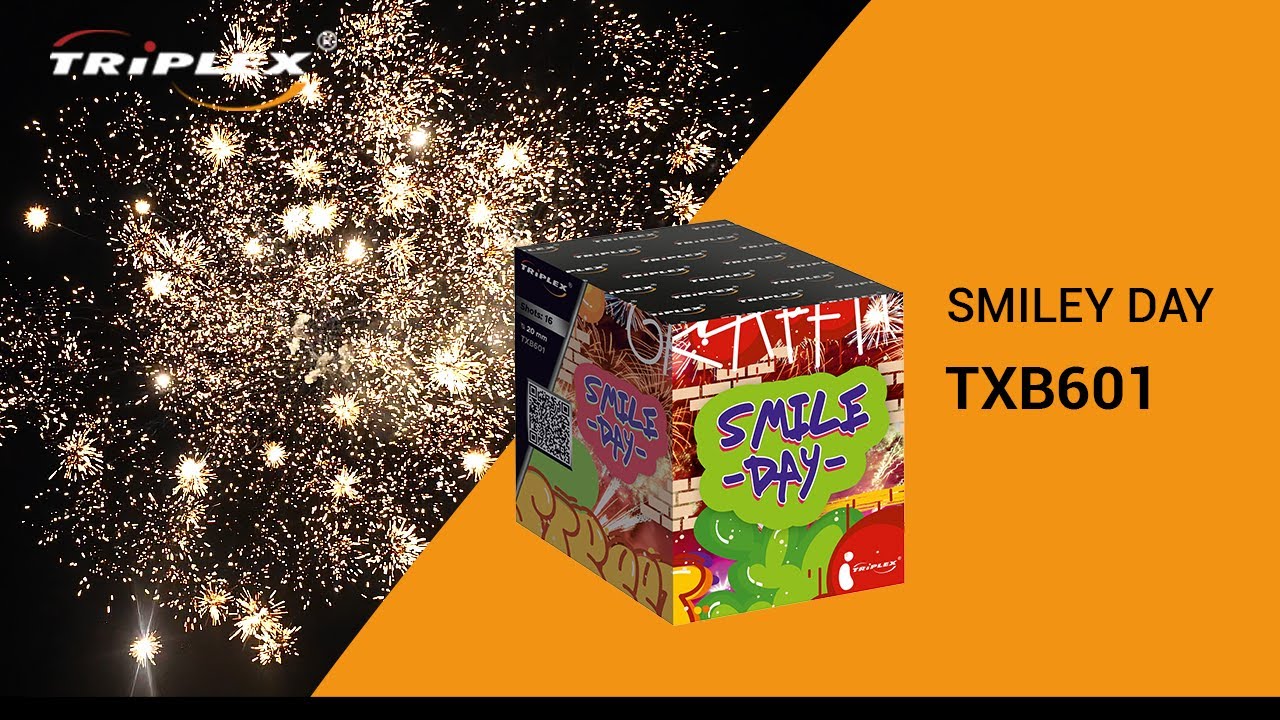TXB601 16S 0.8'' BATERIA SMILE DAY F2 TRIPLEX FIREWORKS