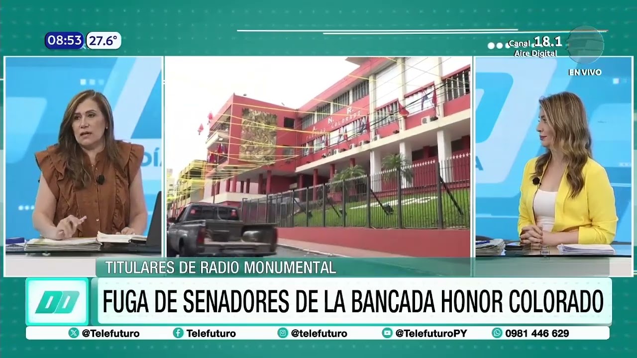 Fuga de senadores de la bancada Honor Colorado