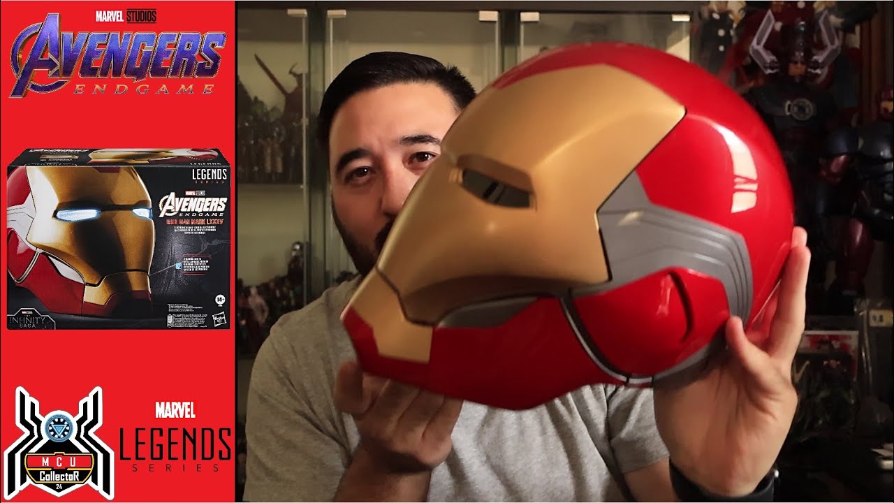 Marvel Legends IRON MAN MARK 85 LXXXV Роль шлема Косплей Мстители: Финал Сага Бесконечности Обзор...