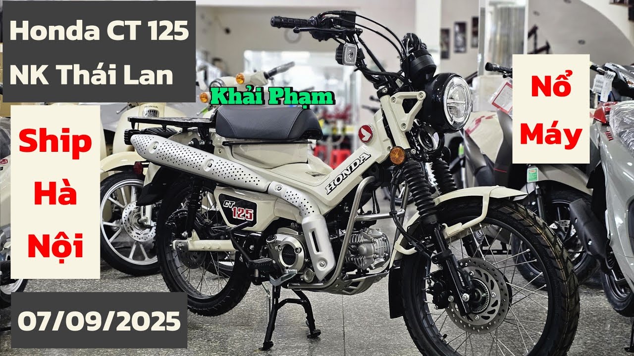Cận cảnh Honda CT 125 2025 NK Thái Lan ship Hà Nội ngày 07/09 tại CH Mai Duyên. Khải Phạm #ct #ct125