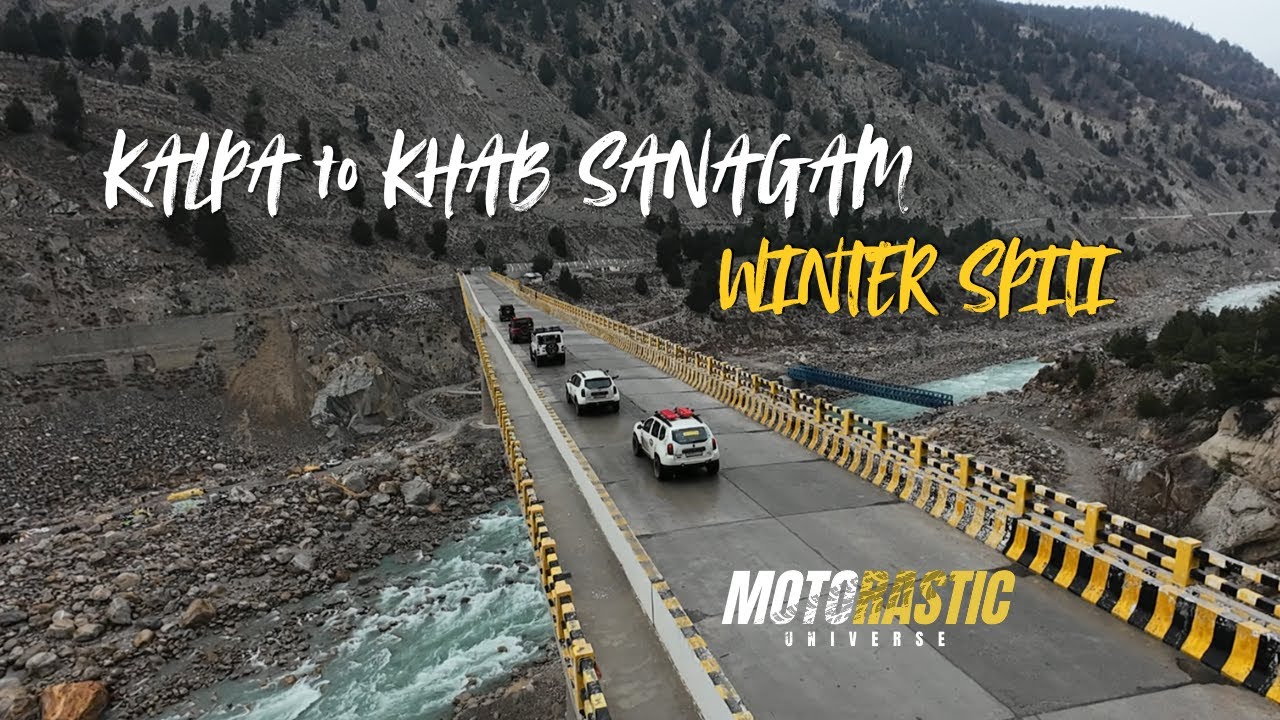 Kalpa to Khab Sangam in Winter ❄️ | 4x4 Convoy Through Spiti Valley