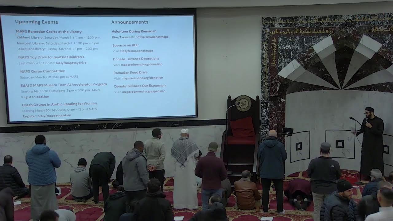 Jumaa at MAPS Redmond | Br. Munir Iqtish: Types of Souls in the Quran