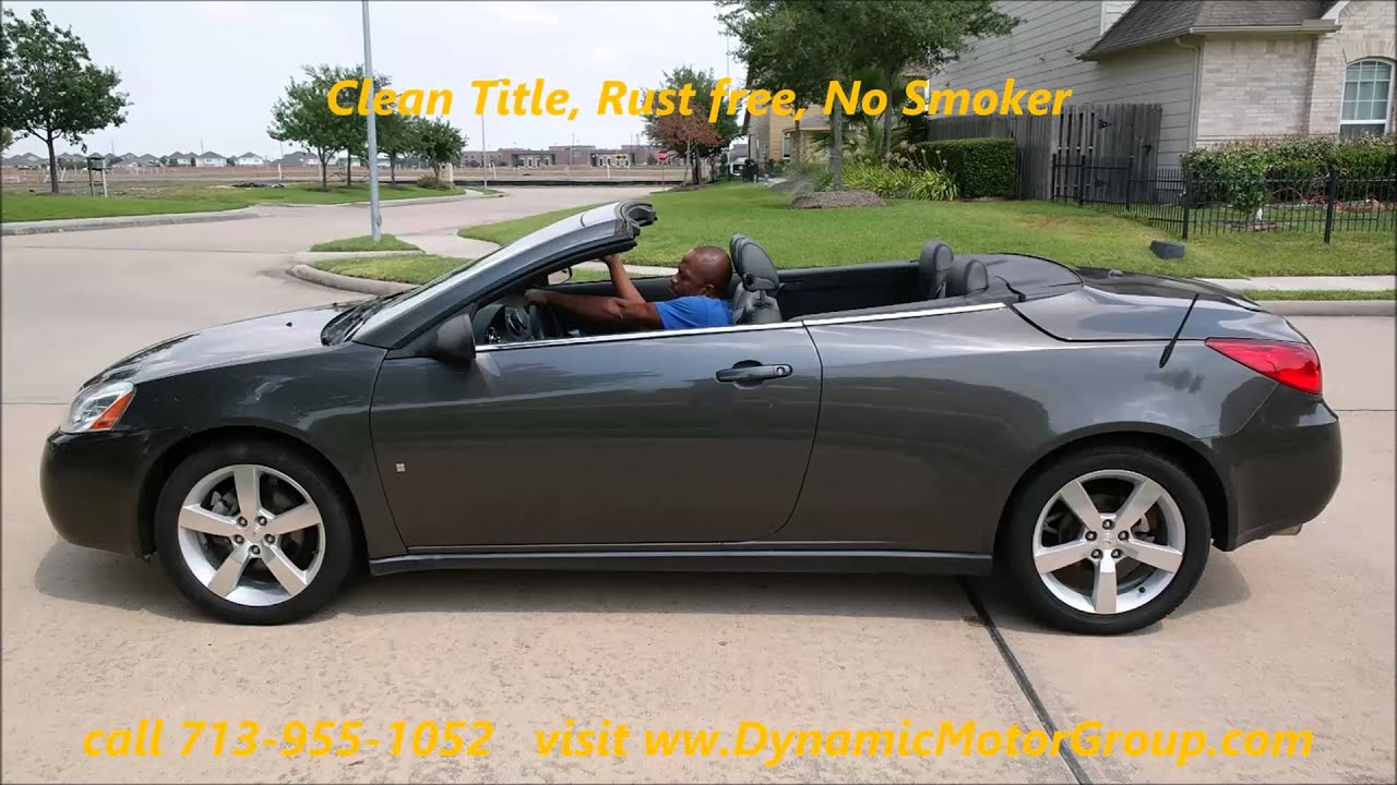2007 pontiac g6 convertible