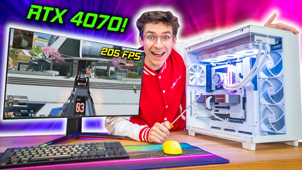 ЭПИЧЕСКОЕ руководство по сборке игрового ПК на RTX 4070 в 2023 году! 😍 Игровые тесты, NZXT H9 Flo...