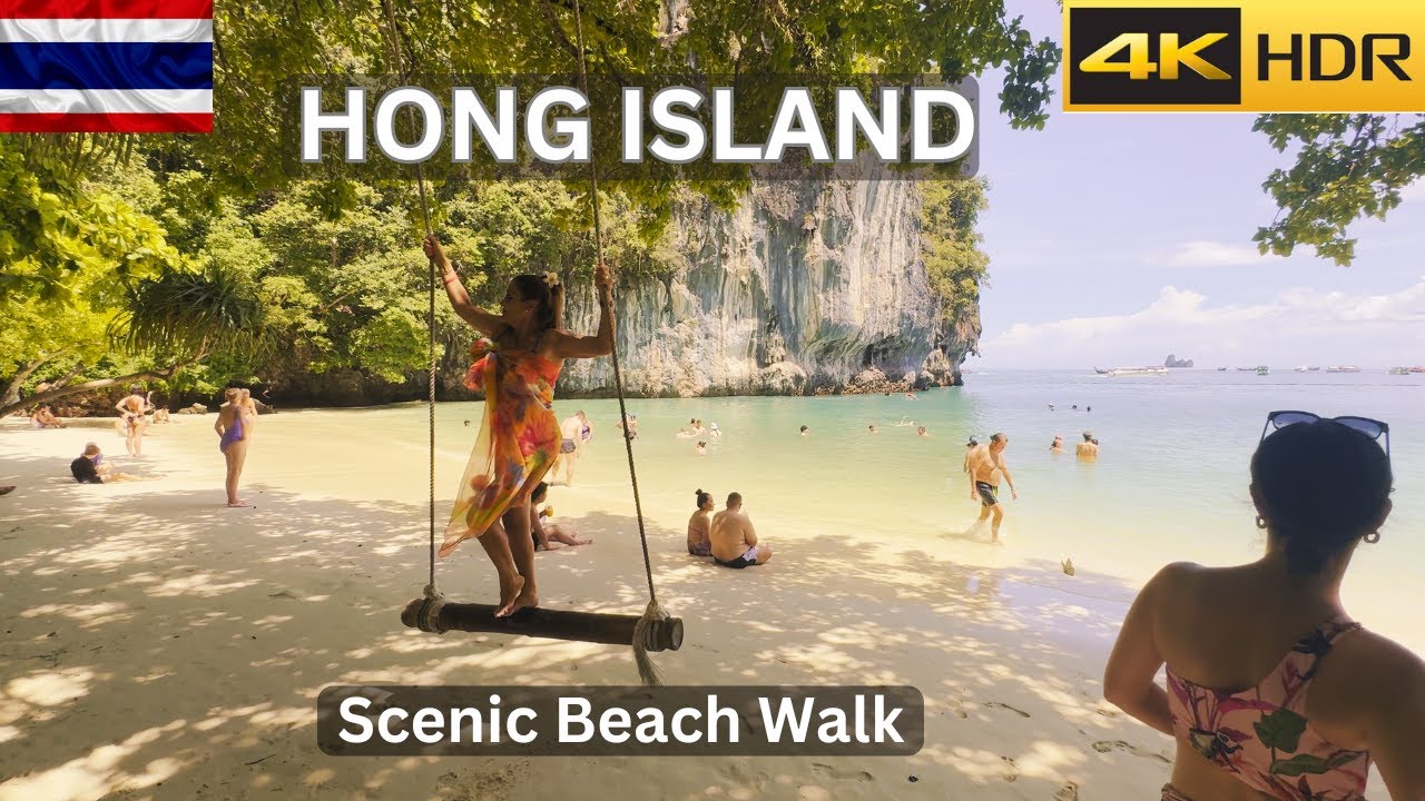 🇹🇭 4K HDR | Walk with Me on the STUNNING Hong Island Beach