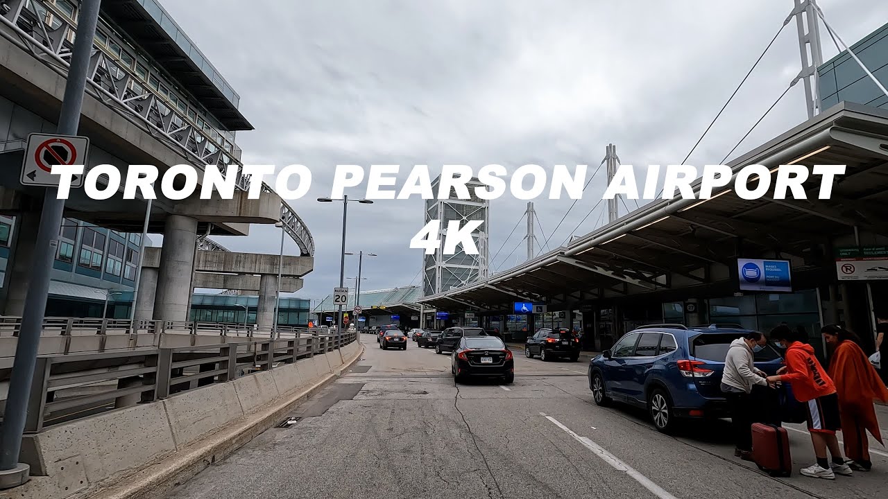 TORONTO 4K [DRIVING TOUR] - TORONTO PEARSON INTERNATIONAL AIRPORT (YYZ) - Terminal 3